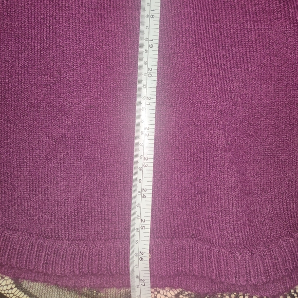 Purple Knit Turtleneck - Picture 5 of 7